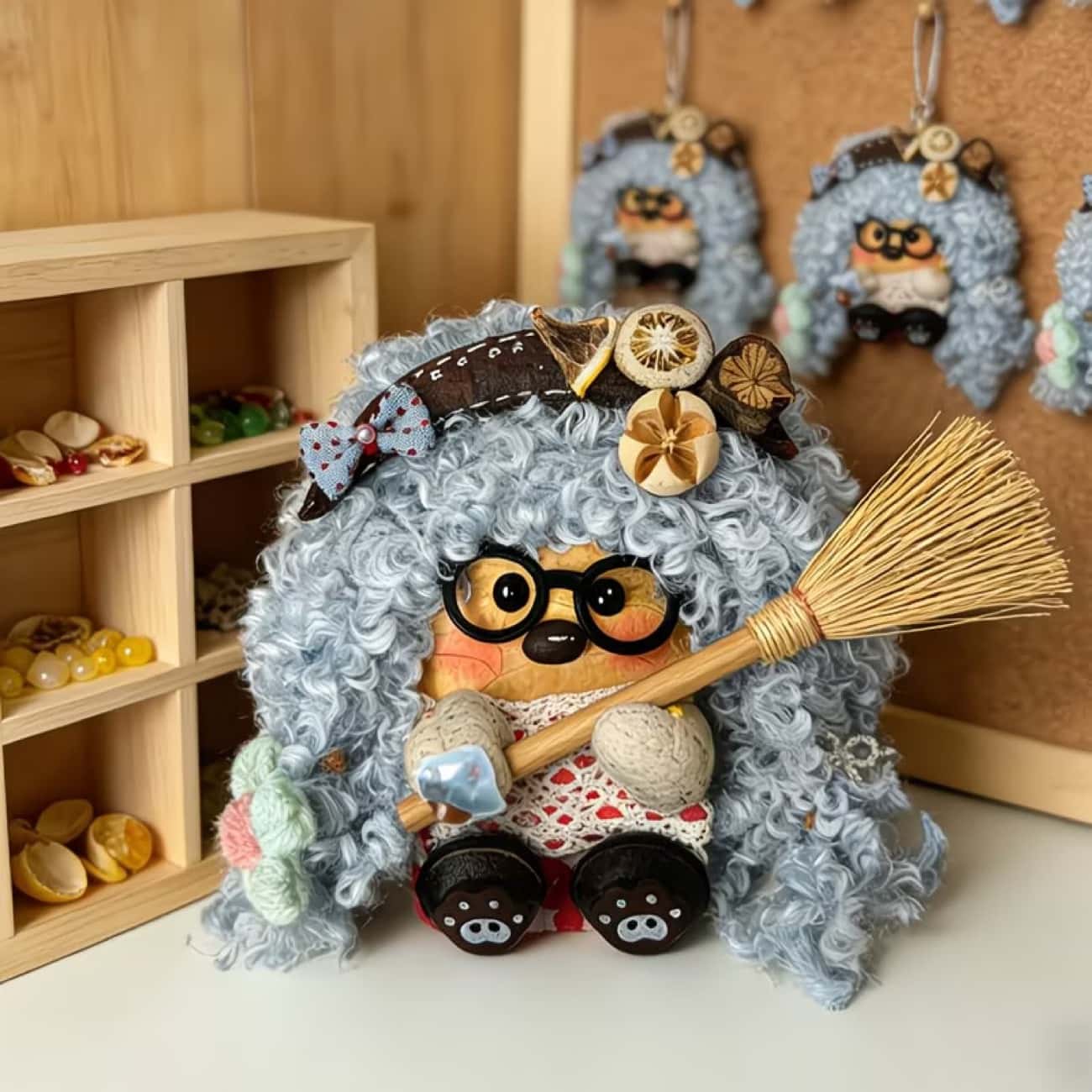 cute desk decor unique handmade gift Handmade plush toy gift